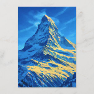 Vintage Matterhorn Enclosure Card