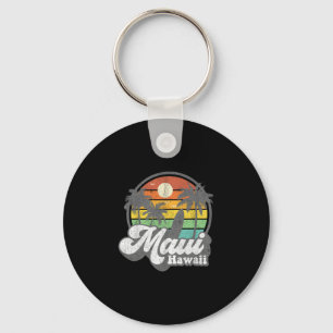 Vintage Maui Hawaii Hawaiian Beach Surfing 70's Su Keychain