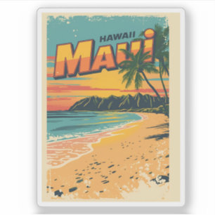 Vintage Maui hawaii tropical beach souvenirs gifts