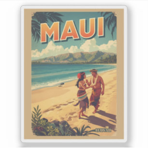 Vintage Maui hawaii tropical beach souvenirs gifts
