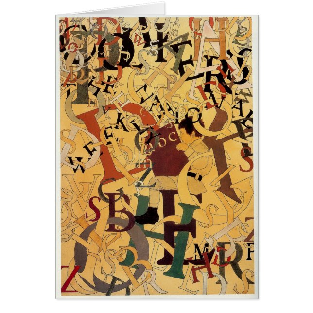 Vintage Maxfield Parrish Alphabet (Front)