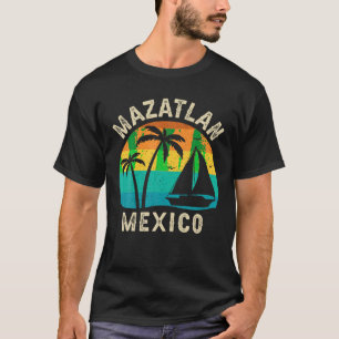 Vintage Mazatlan Mexico Sunset Matching Family Vac T-Shirt