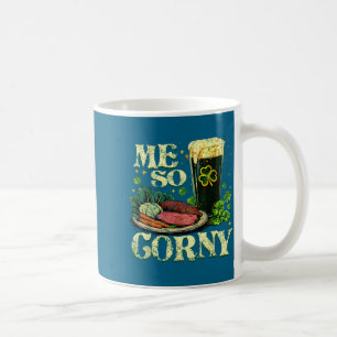 Vintage me so corny beer corned beef and cabbage  coffee mug