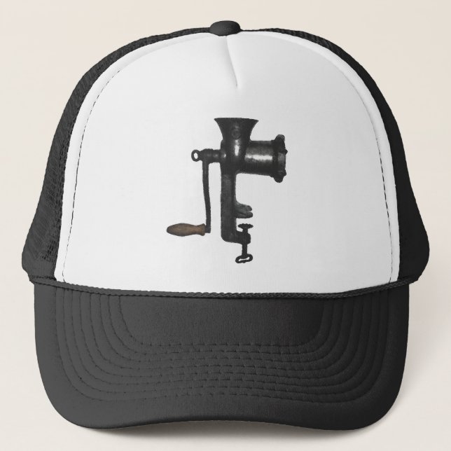 Vintage MeatGrinder Trucker Hat (Front)