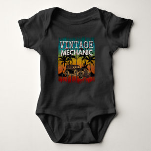 VINTAGE MECHANIC BABY BODYSUIT