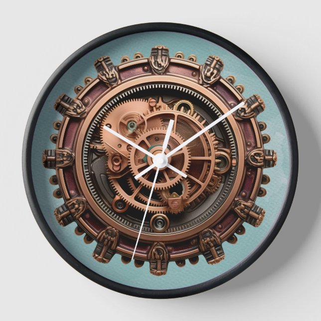 Vintage Mechanical Wall Clock (Front)