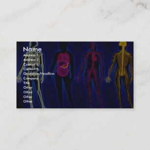Vintage Medical, human systems Business Card