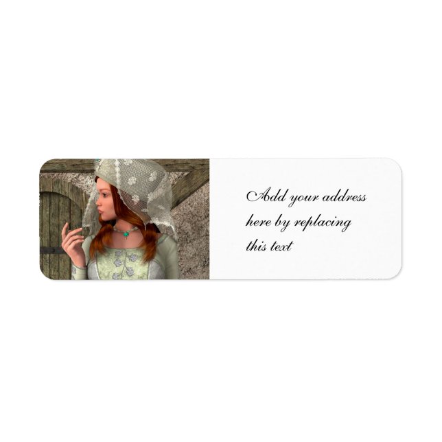 Vintage Medieval Princess Renaissance Art (Front)