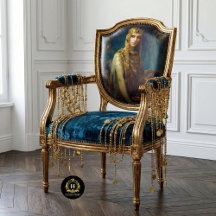 Vintage Medieval Queen Furniture Decoupage