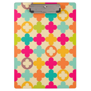 Vintage medieval rosette pattern clipboard