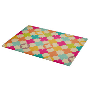 Vintage medieval rosette pattern cutting board
