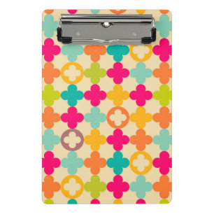 Vintage medieval rosette pattern mini clipboard