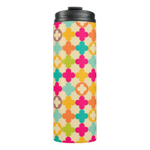 Vintage medieval rosette pattern thermal tumbler