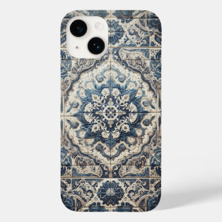 Vintage Mediterranean Blue and White Ornamental In Case-Mate iPhone 14 Case