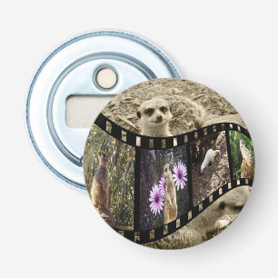 Vintage Meerkat Photo Strip, Bottle Opener