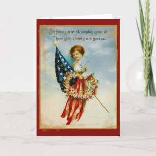 Vintage Memorial Day Greeting Card