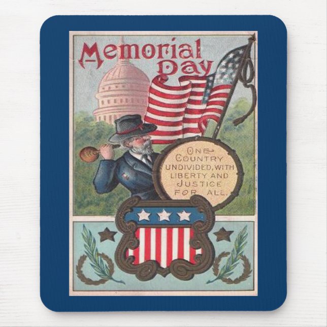 Vintage Memorial Day - One Country Mouse Pad (Front)