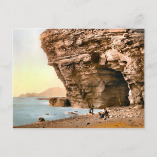 Vintage Menawn Cliffs County Mayo Ireland Postcard