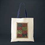 Vintage Menorah, Festival of Lights Happy Hanukkah Tote Bag<br><div class="desc">Vintage illustration religious Judaica image featuring an antique Menorah with candles. Happy Hanukkah Chanukah,  Chanukkah or Chanuka! The Festival of Lights and Feast of Dedication,  is an eight day Jewish holiday.</div>
