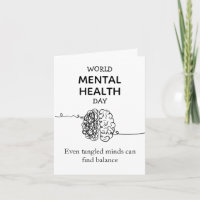 Vintage Mental Health Greeting Card | progress