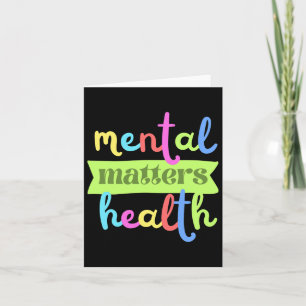 Vintage Mental Health Problems Quote For Support Card