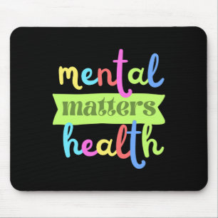 Vintage Mental Health Problems Quote For Support  Mouse Pad
