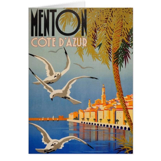 Vintage Menton CoTe D'azur (Devant)