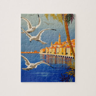 Vintage Menton CoTe D'azur Jigsaw Puzzle