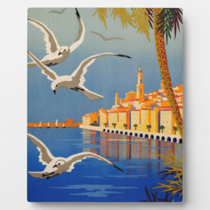 Vintage Menton CoTe D'azur Plaque