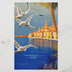 Vintage Menton CoTe D'azur Stationery