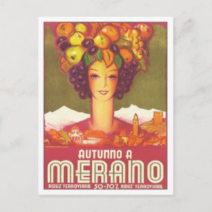 Vintage Merano Autunno Postcard