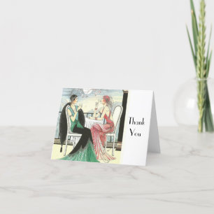 Vintage - Merci - Dames Art Déco,