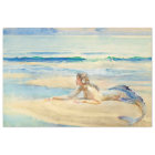 Vintage Mermaid Decoupage Tissue Paper Craft 