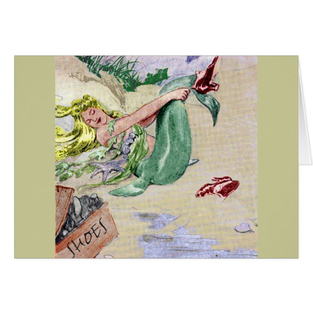 Vintage Mermaid in Colour (Front Horizontal)