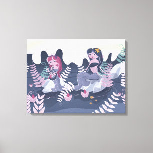 Vintage Mermaid Print