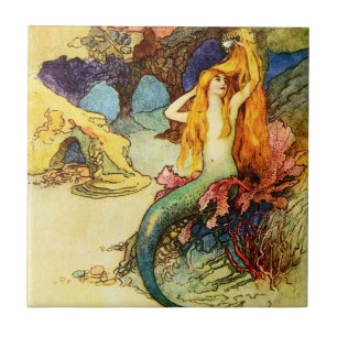 Vintage Mermaid Tile