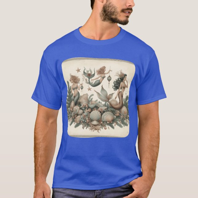 Vintage Mermaids boy T-Shirt (Front)