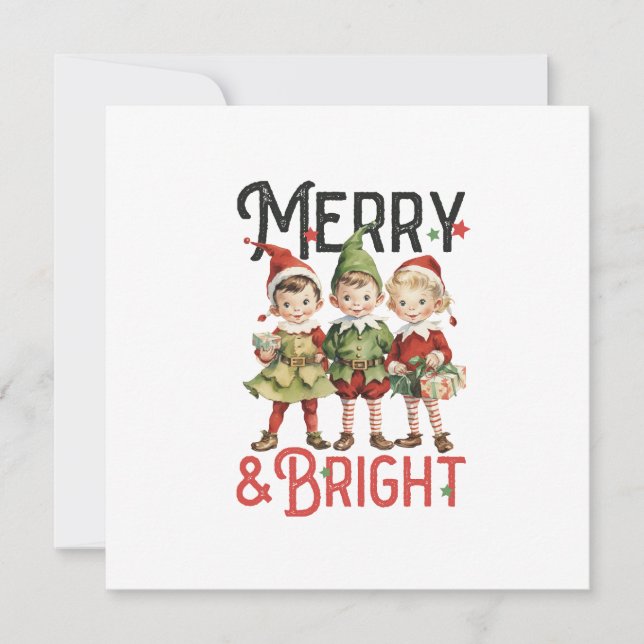 Vintage Merry & Bright Merry Christmas (Front)