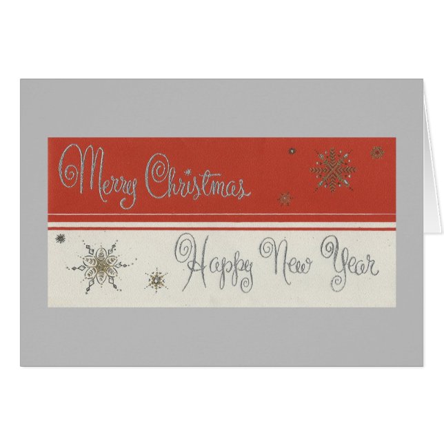 Vintage Merry Christmas (Front Horizontal)
