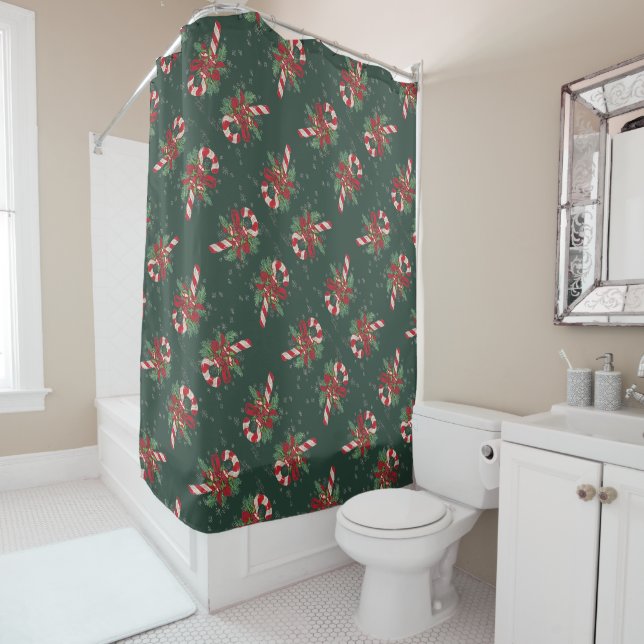Vintage Merry Christmas Candy Cane (In Situ)