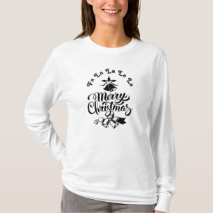 Vintage Merry Christmas "Fa La La La La" T-Shirt