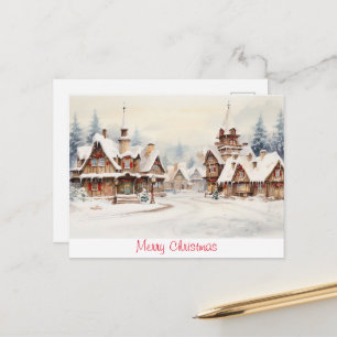 Vintage Merry Christmas Postcard