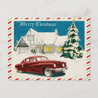 Vintage Merry Christmas Postcard