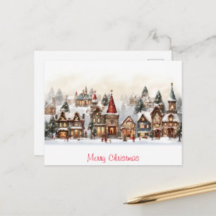 Vintage Merry Christmas Postcard