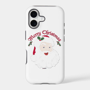 Vintage Merry Christmas Santa - script