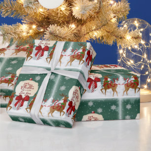 Vintage Merry Christmas Wrapping Paper