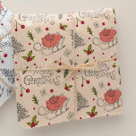 Vintage Merry Christmas Wrapping Paper<br><div class="desc">Elevate your holiday style with our Vintage Merry Christmas Wrapping Paper, perfect for inspiring christmas wrapping ideas. This charming christmas wrapping paper blends classic designs with modern flair, ideal for unique christmas present wrapping. Whether you're looking for christmas wrapping paper ideas or wrapping paper ideas for a special touch, this...</div>