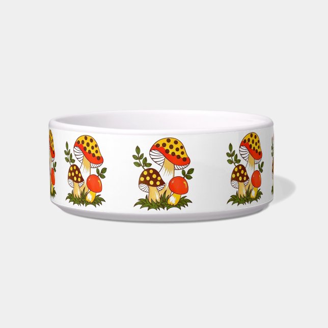 Vintage Merry Mushroom Bowl (Front)