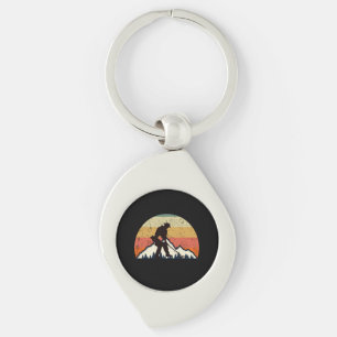 Vintage Metal Detectorist Keychain