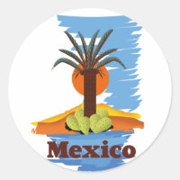 Vintage mexican Palm cartoon T-Shirt